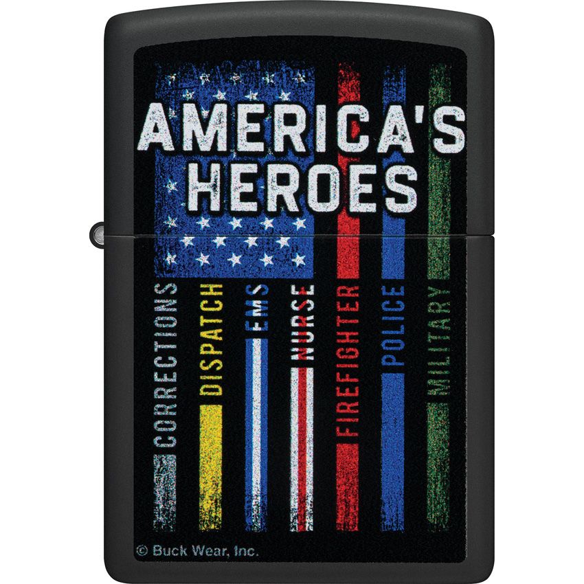Zippo Americas Heroes Black Matte - Zippo (image 2)