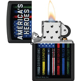 Zippo Americas Heroes Black Matte - Zippo (image 3)