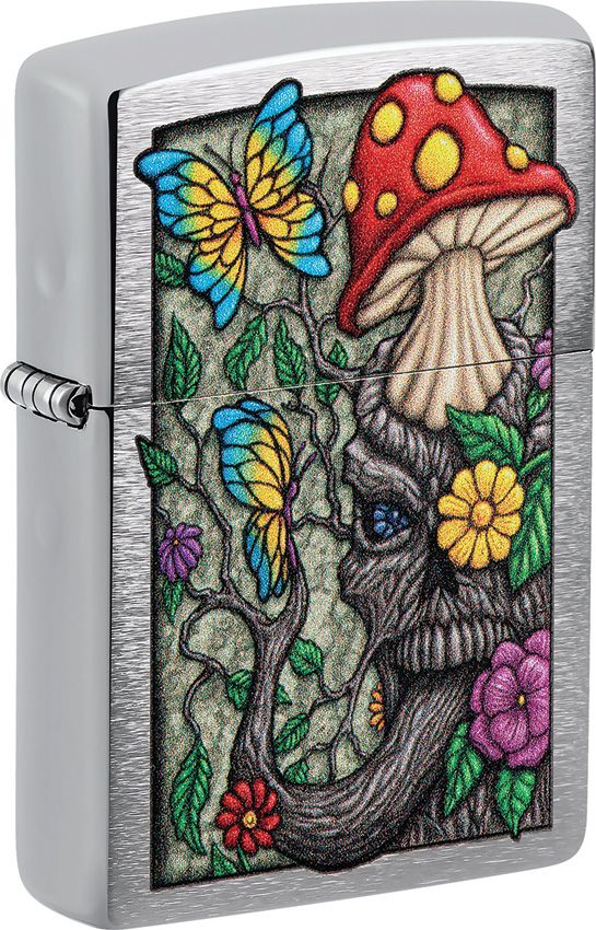 Decorative Lighter - Zippo Brushed Chrome Brushed Chrome - Zippo