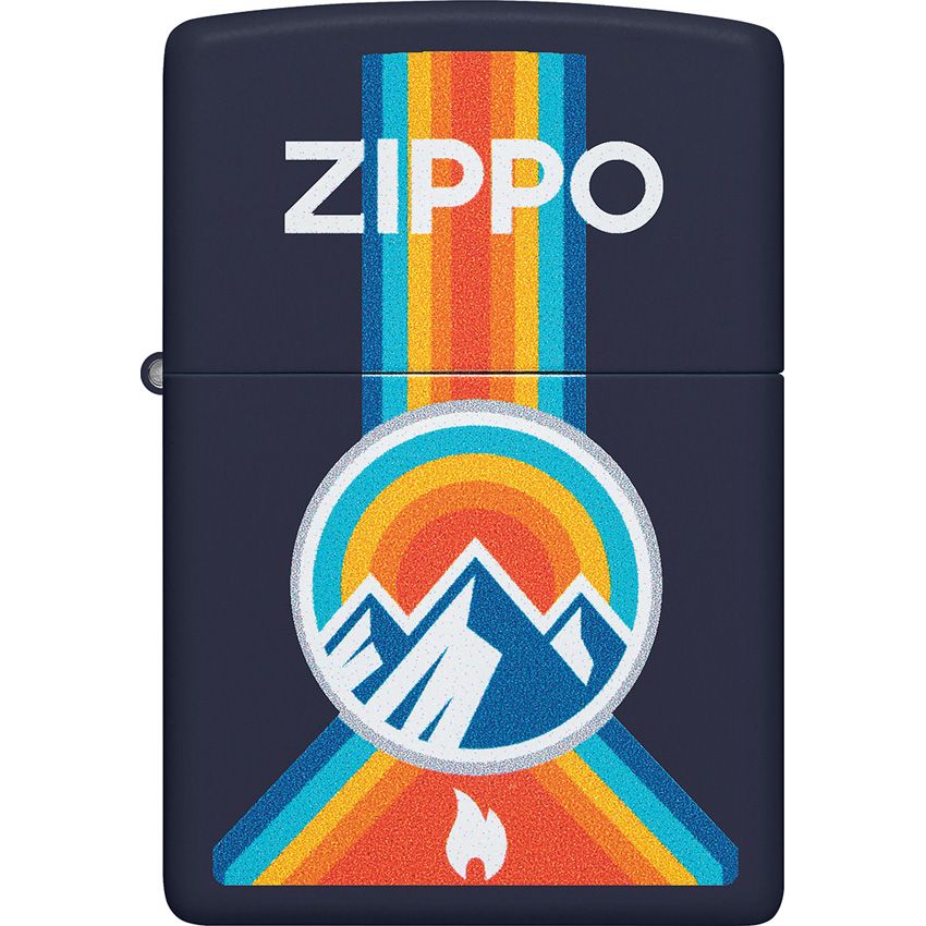 Zippo Logo Lighter Navy Matte - Zippo (image 2)