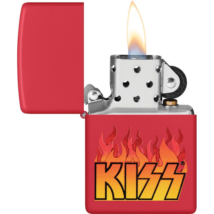 Zippo KISS Lighter Red Matte - Zippo (image 3)