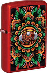 Decorative Lighter - Zippo Metallic Red Metallic Red - Zippo