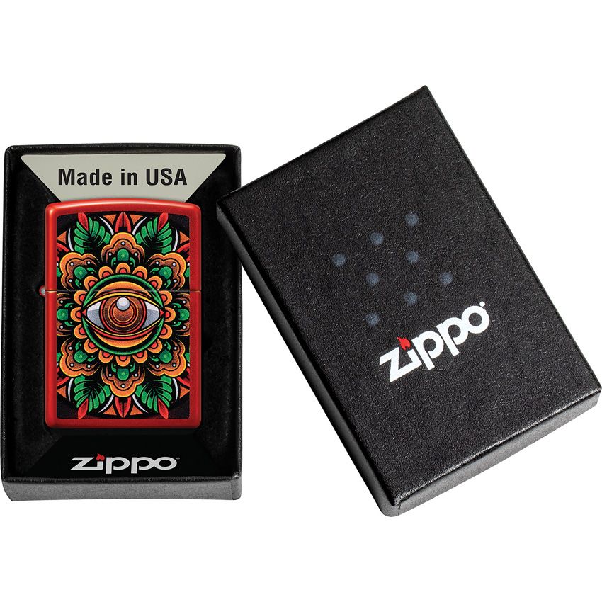 Zippo Eye Lighter Metallic Red - Zippo (image 4)