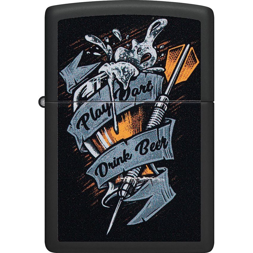 Zippo Design Lighter Black Matte (7) - Zippo (image 2)