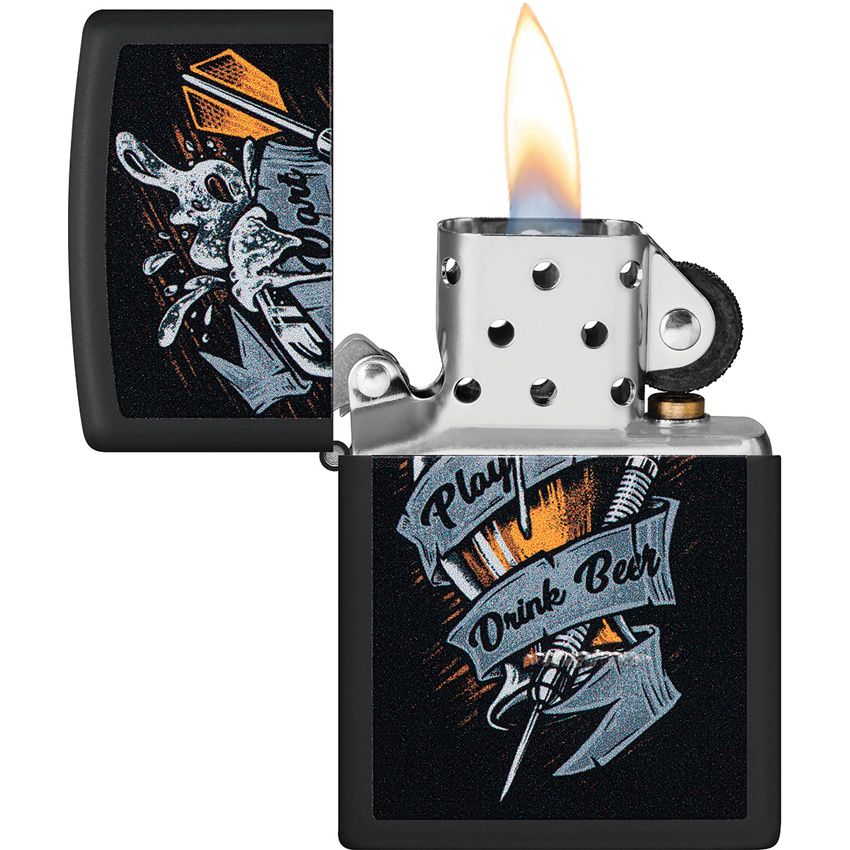 Zippo Design Lighter Black Matte (7) - Zippo (image 3)