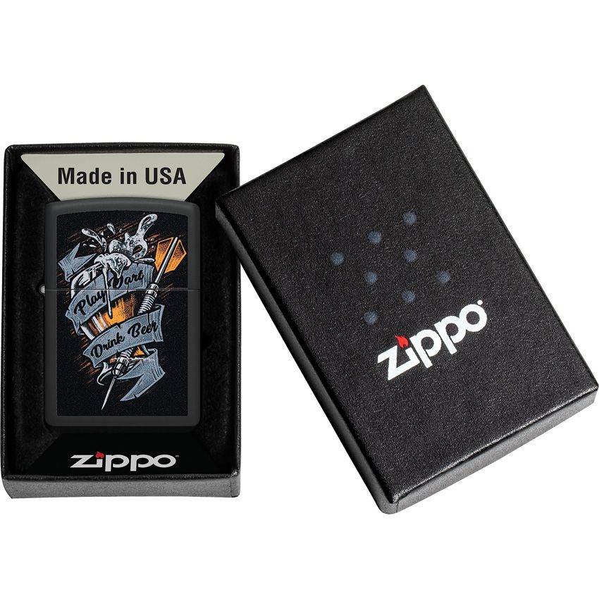 Zippo Design Lighter Black Matte (7) - Zippo (image 4)