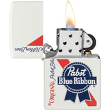 Zippo Ribbon Lighter White Matte - Zippo (image 3)