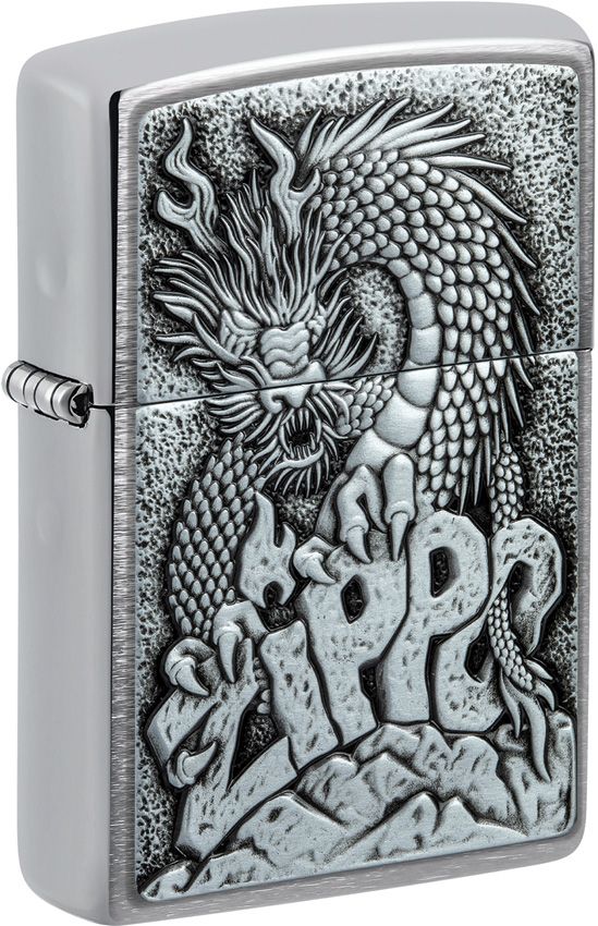 Decorative Lighter - Zippo Brushed Chrome Brushed Chrome - Zippo
