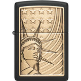 Zippo Emblem Lighter Black Matte - Zippo (image 2)