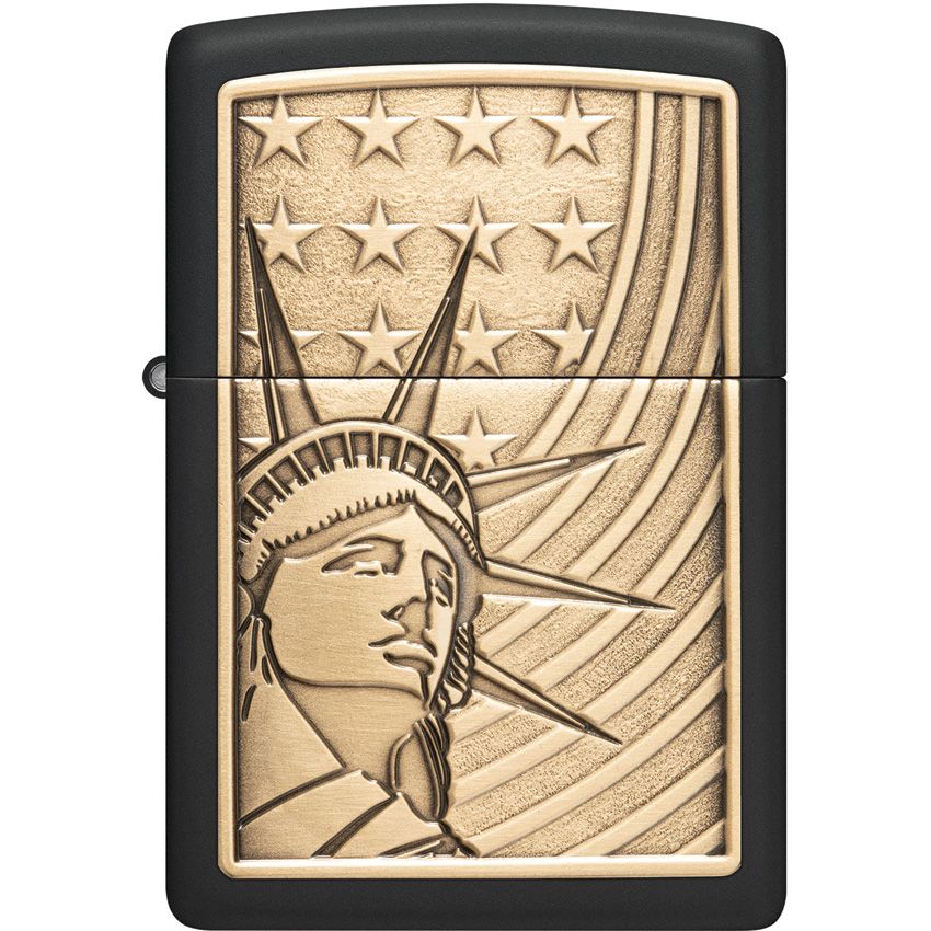 Zippo Emblem Lighter Black Matte - Zippo (image 2)
