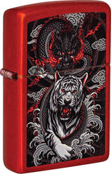 Decorative Lighter - Zippo Metallic Red Metallic Red - Zippo