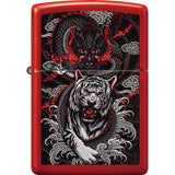 Zippo Tiger Lighter Metallic Red - Zippo (image 2)