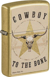 Decorative Lighter - Zippo Street Brass Street Brass - Zippo
