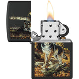 Zippo Wolf Lighter Black Matte - Zippo (image 3)