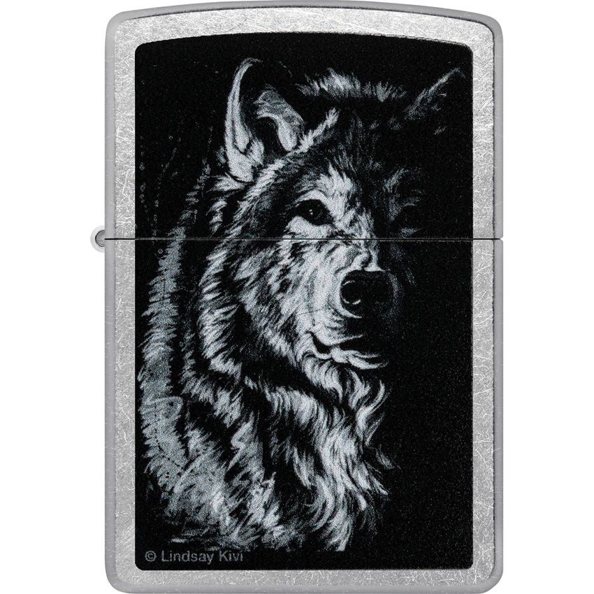 Zippo Wolf Lighter Street Chrome (3) - Zippo (image 2)