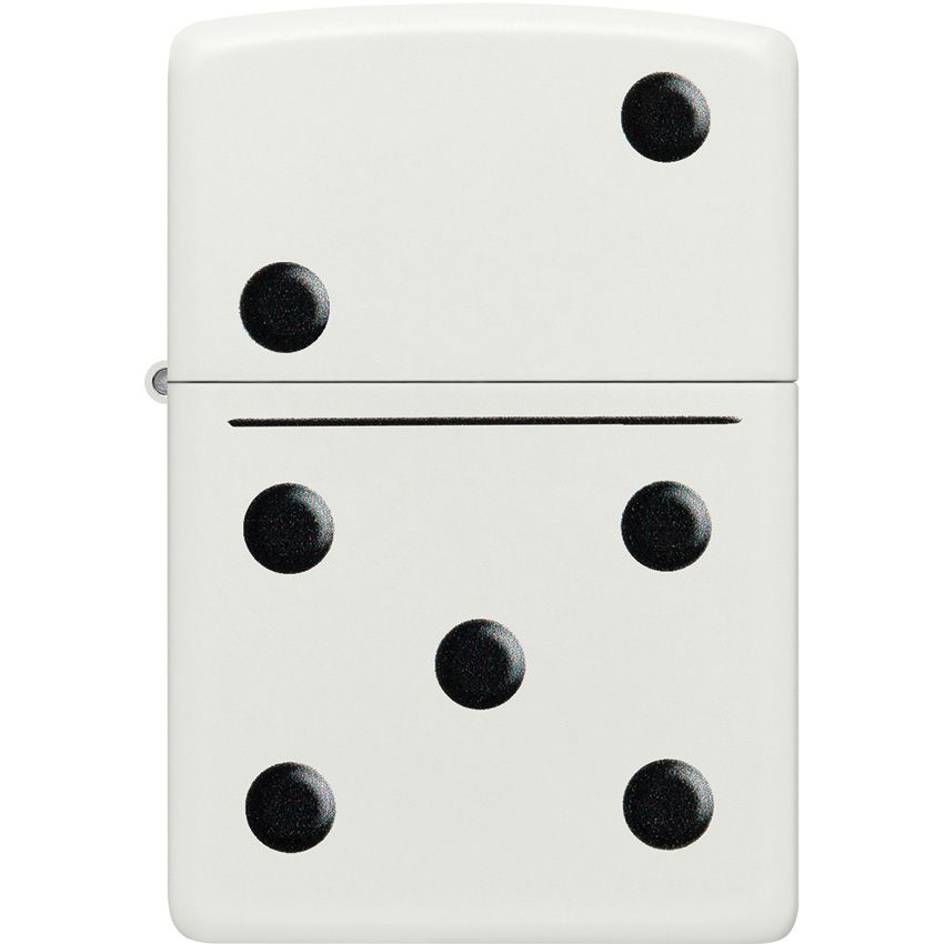 Zippo Domino Lighter White Matte - Zippo (image 2)