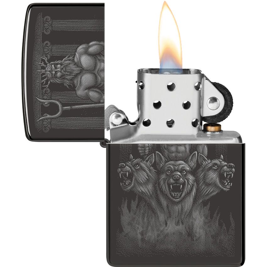 Zippo Dogs Lighter High Polish Black Ice - Zippo (image 3)