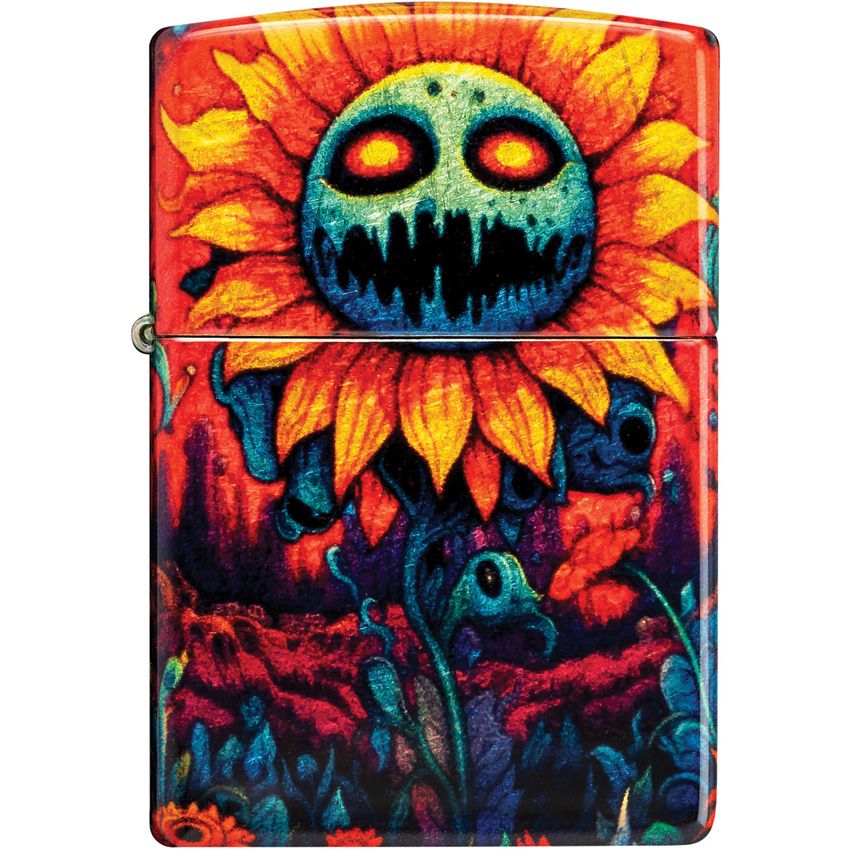 Zippo Sunflower Lighter Tumbled Brass - Zippo (image 2)