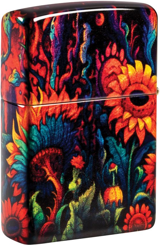 Zippo Sunflower Lighter Tumbled Brass - Zippo (image 3)