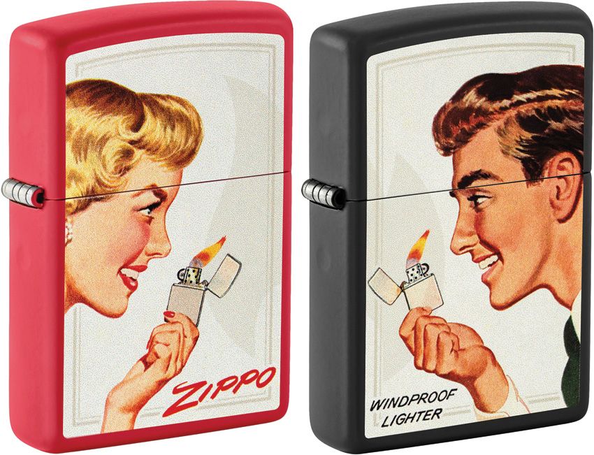 Decorative Lighter - Zippo Red, Black Red, Black - Zippo