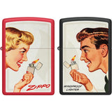 Zippo Decorative Lighter Red, Black - Zippo (image 2)