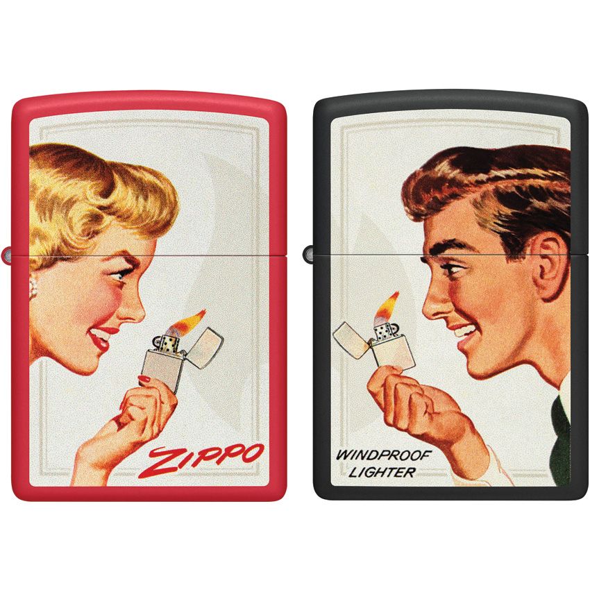 Zippo Decorative Lighter Red, Black - Zippo (image 2)