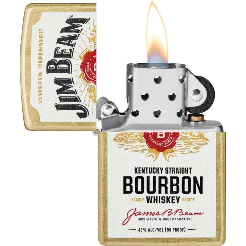 Zippo Label Lighter Street Brass - Zippo (image 3)