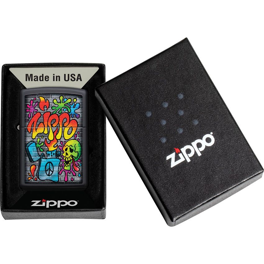 Zippo Art Lighter Black Matte - Zippo (image 3)