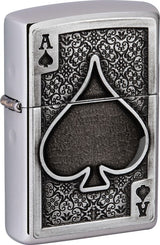 Decorative Lighter - Zippo Brushed Chrome Brushed Chrome - Zippo