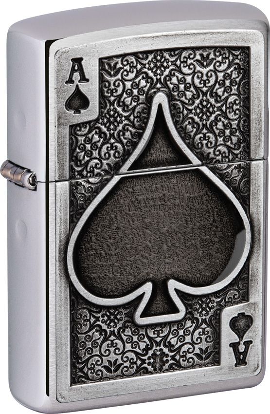 Decorative Lighter - Zippo Brushed Chrome Brushed Chrome - Zippo