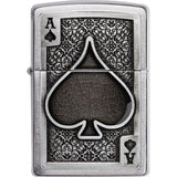 Zippo Emblem Lighter Brushed Chrome (2) - Zippo (image 2)
