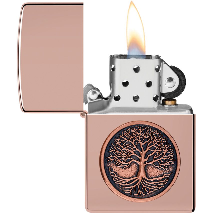 Zippo Decorative Lighter High Polish Rose - Zippo (image 3)