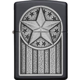 Zippo Emblem Lighter Black Matte (2) - Zippo (image 2)