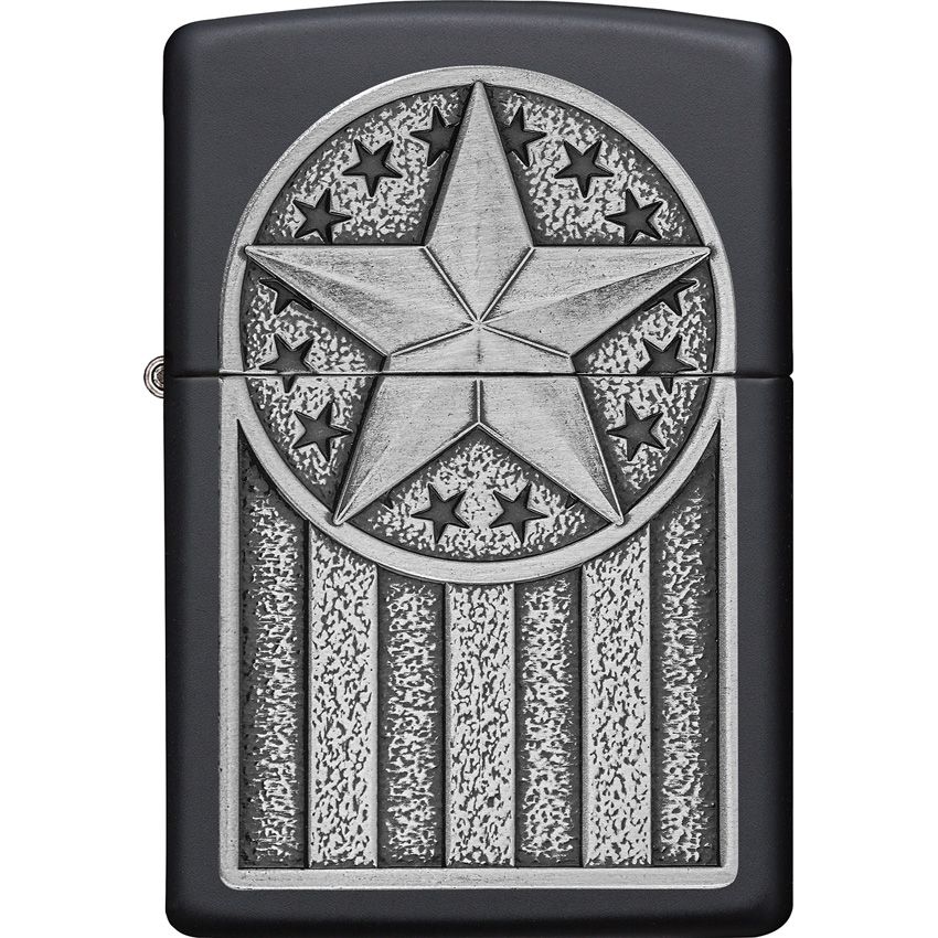 Zippo Emblem Lighter Black Matte (2) - Zippo (image 2)