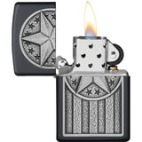 Zippo Emblem Lighter Black Matte (2) - Zippo (image 3)