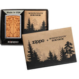 Zippo Decorative Lighter Cherry wood, Brushed Chrome - Zippo (image 3)