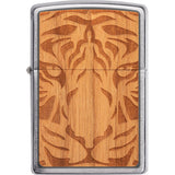 Zippo Decorative Lighter Cherry wood, Brushed Chrome - Zippo (image 5)