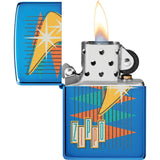 Zippo Design Lighter High Polish Blue - Zippo (image 2)