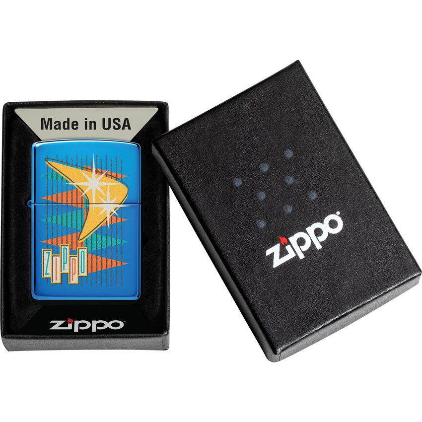 Zippo Design Lighter High Polish Blue - Zippo (image 3)