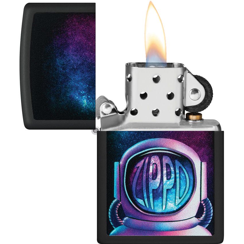 Zippo Astronaut Lighter Black Matte - Zippo (image 2)