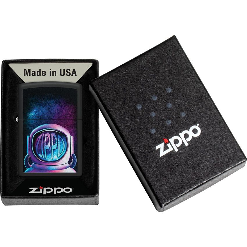 Zippo Astronaut Lighter Black Matte - Zippo (image 3)