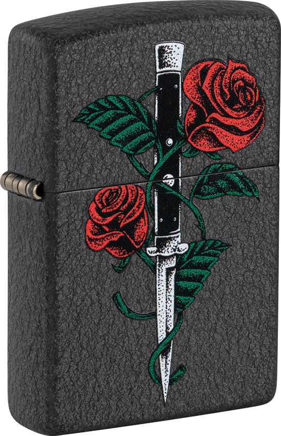 Decorative Lighter - Zippo Black Crackle Black Crackle - Zippo