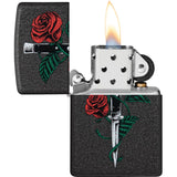 Zippo Tattoo Lighter Black Crackle (2) - Zippo (image 2)