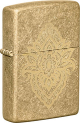 Decorative Lighter - Zippo Tumbled Brass Tumbled Brass - Zippo
