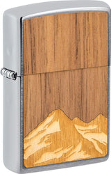 Zippo-Style Lighter Bronze - Zippo Brushed Chrome Brushed Chrome - Zippo