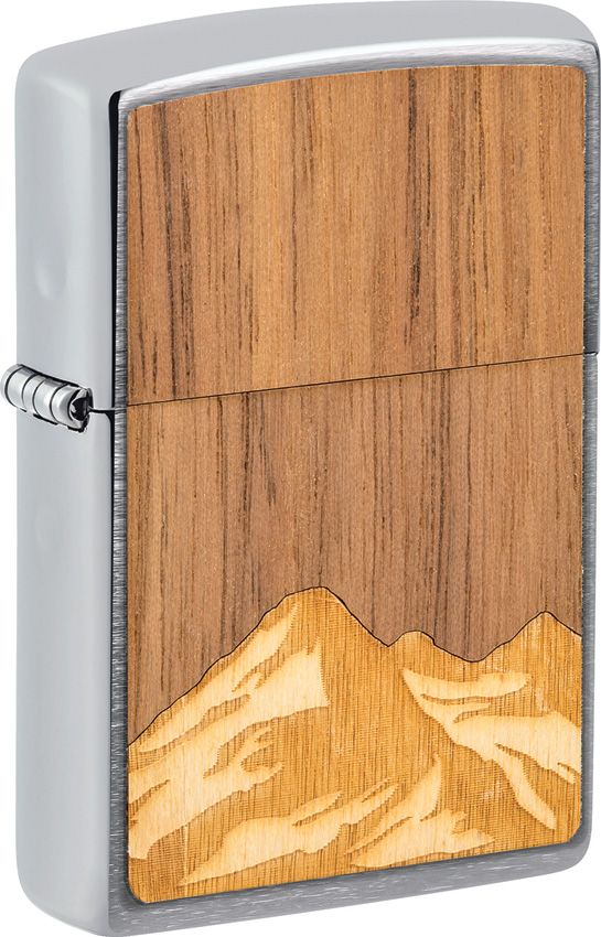 Zippo-Style Lighter Bronze - Zippo Brushed Chrome Brushed Chrome - Zippo