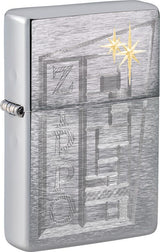 Decorative Lighter - Zippo Brushed Chrome Brushed Chrome - Zippo