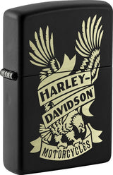 Zippo-Style Lighter Bronze - Zippo Black Matte Black Matte - Zippo