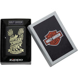 Zippo-Style Lighter Bronze Black Matte (Harley-Davidson Desig - Zippo (image 3)