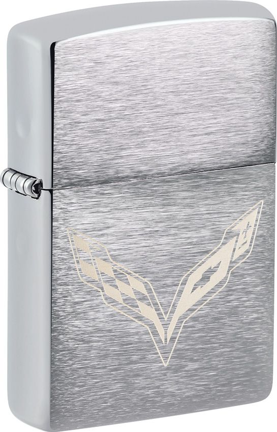 Zippo-Style Lighter Bronze - Zippo Brushed Chrome Brushed Chrome - Zippo